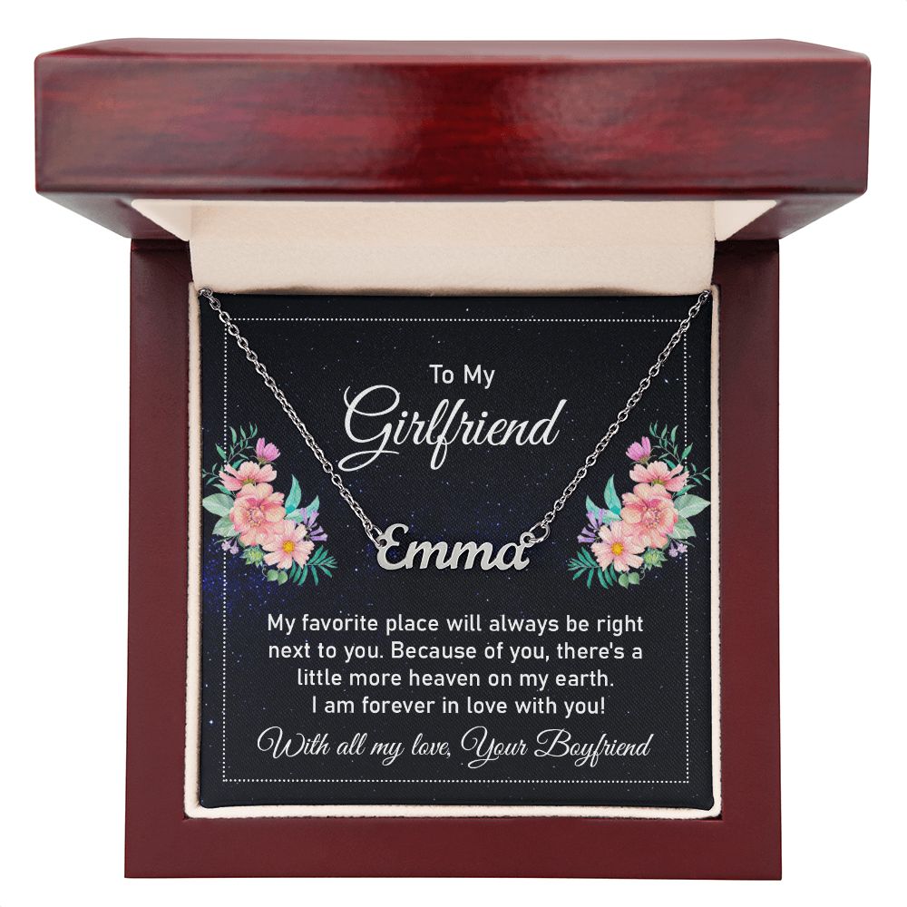 To My Girlfriend - Name necklace