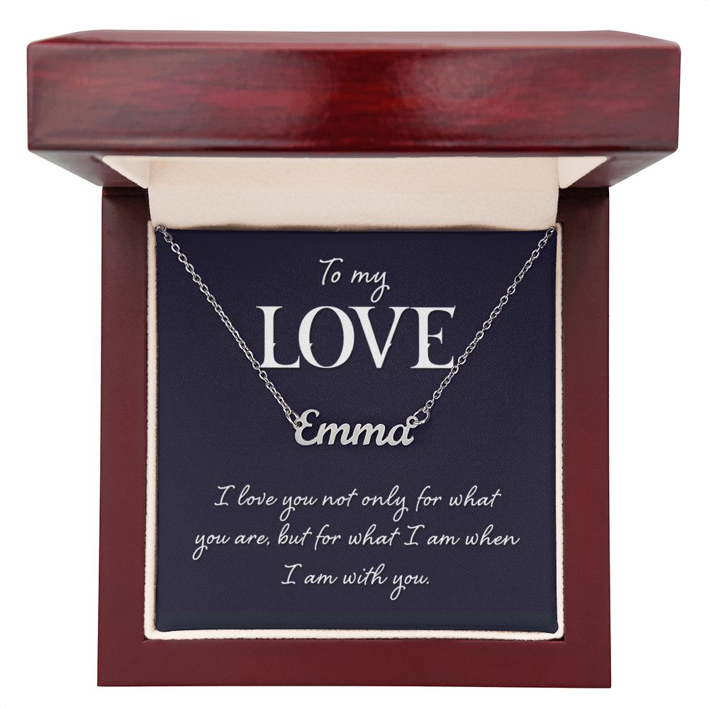 To My Love - Name necklace