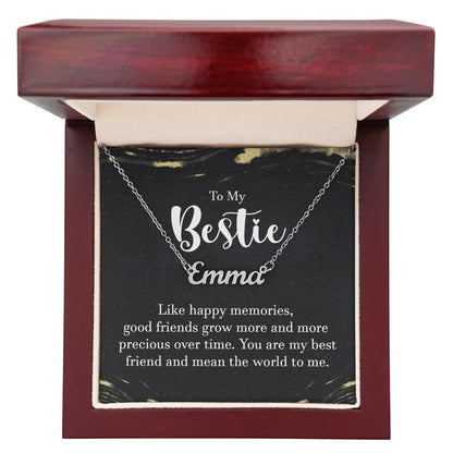 To My Bestie - Name necklace