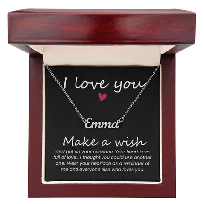 I love you - Name necklace