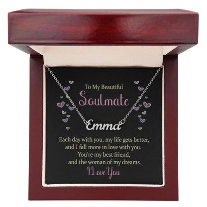 To My Beautiful Soulmate - Name necklace