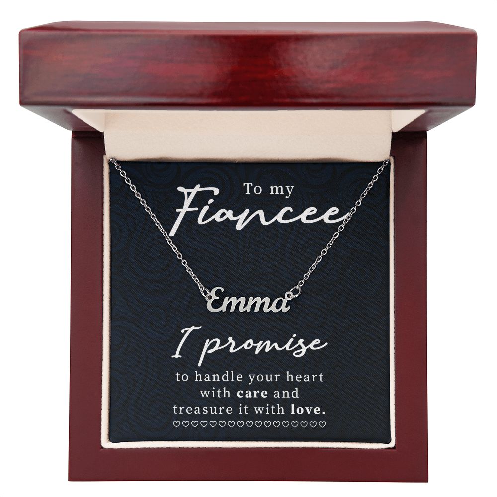 To My Fiancee - Name necklace