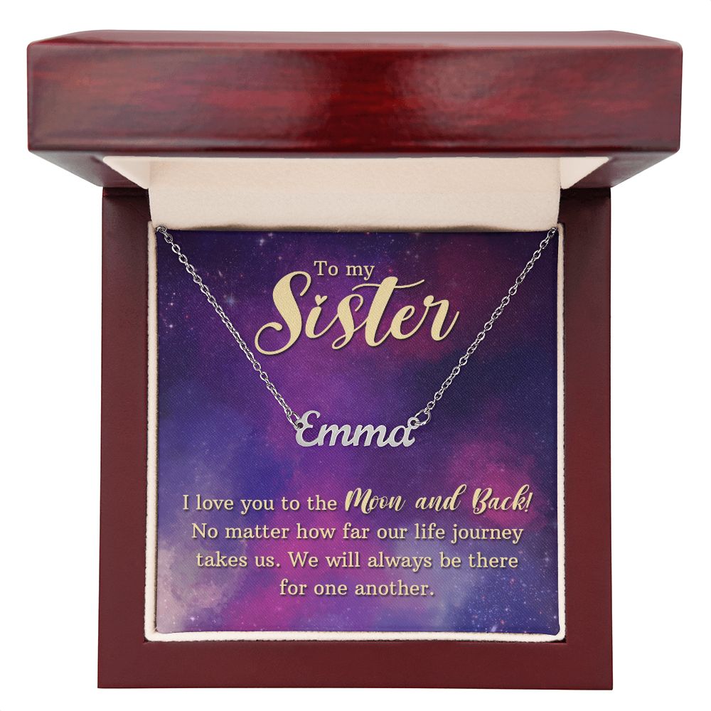 To My Sister - Name necklace