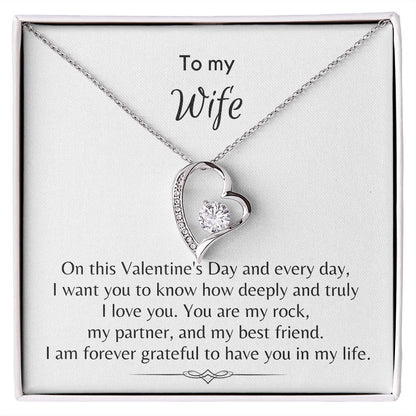 To My Wife - Forever Love Necklace [Valentine's Day Exclusive]