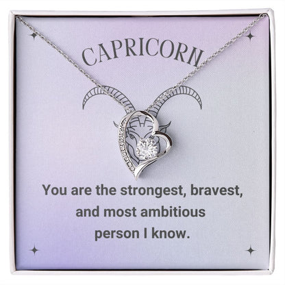 Capricorn Forever Love Necklace