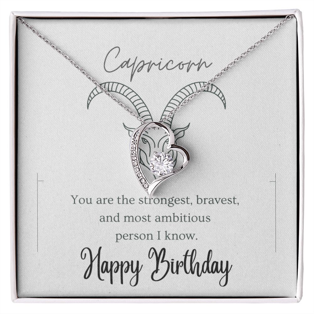 Capricorn Forever Love Necklace