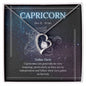 Capricorn Zodiac Forever Love Necklace Template