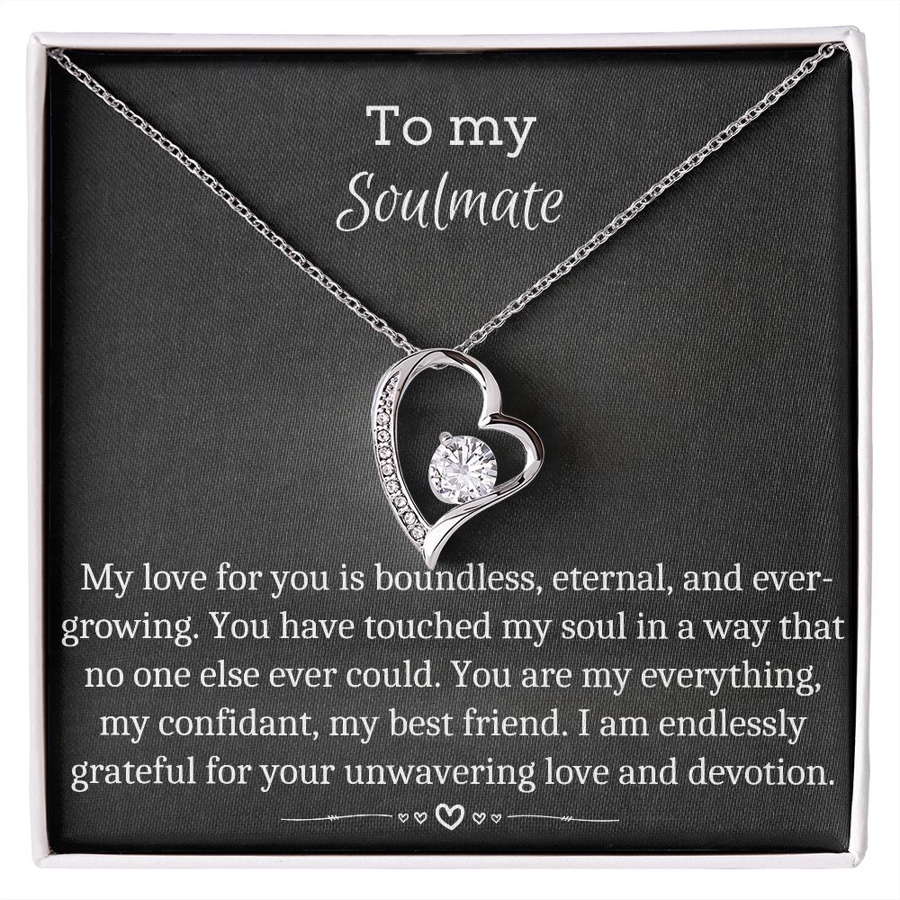 To My Soulmate - Forever Love Necklace