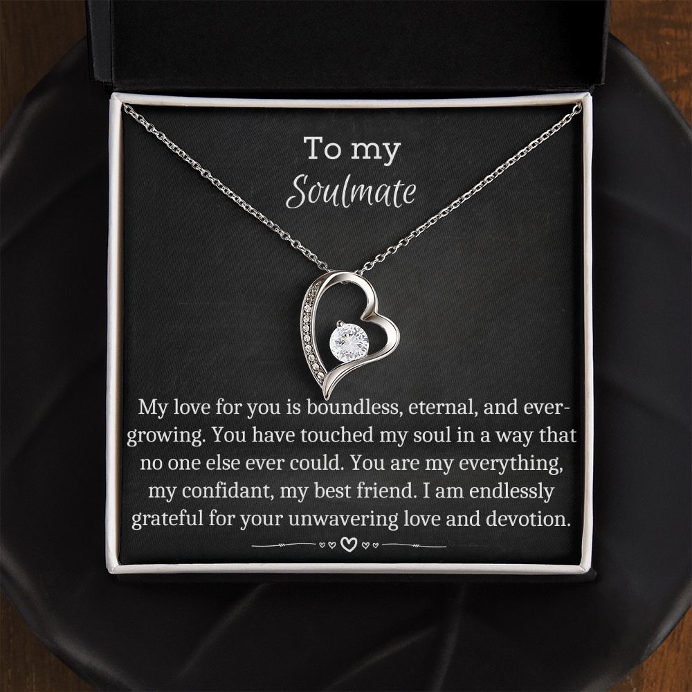 To My Soulmate - Forever Love Necklace