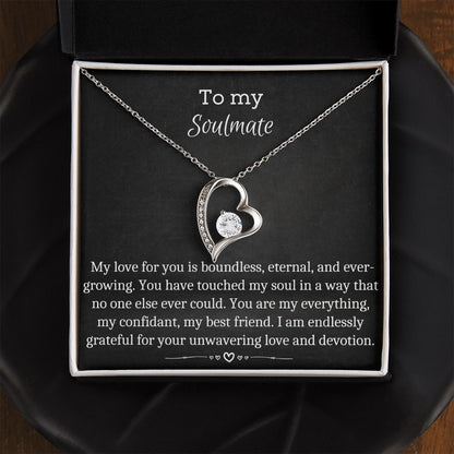 To My Soulmate - Forever Love Necklace