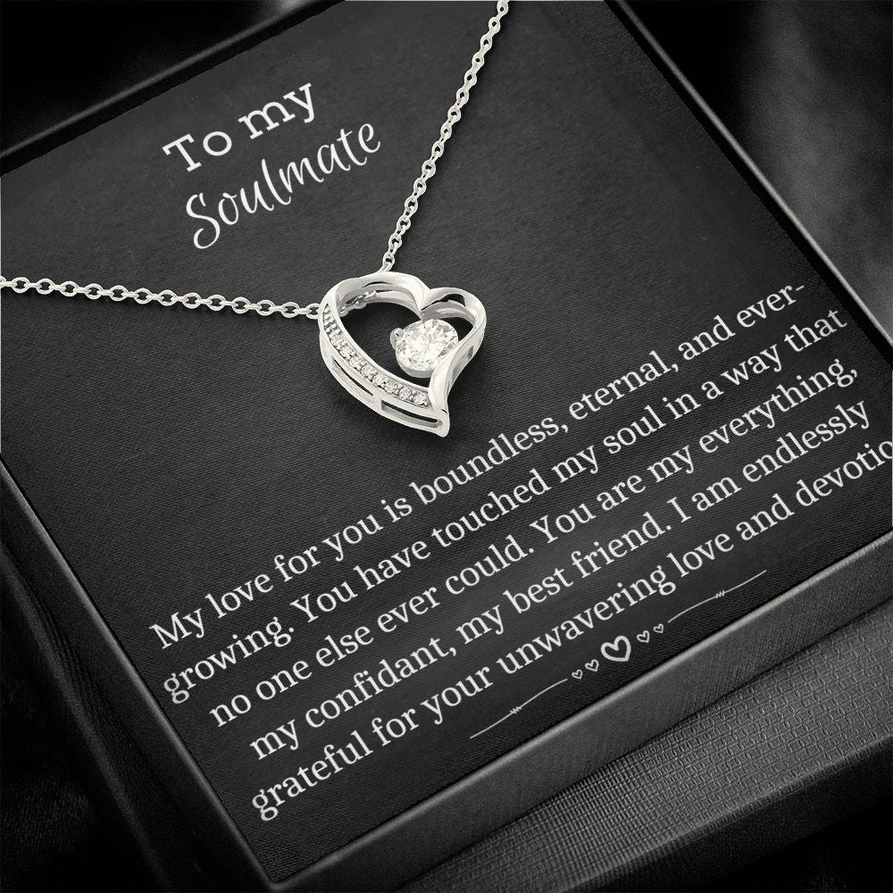 To My Soulmate - Forever Love Necklace