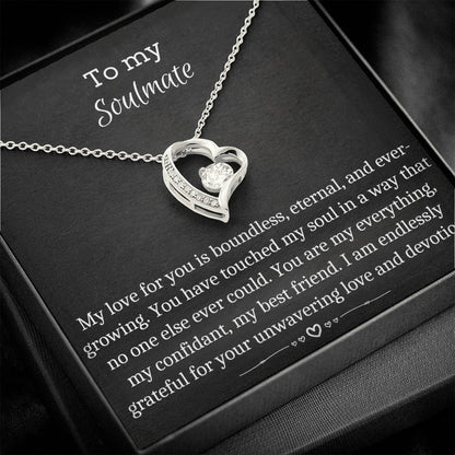 To My Soulmate - Forever Love Necklace