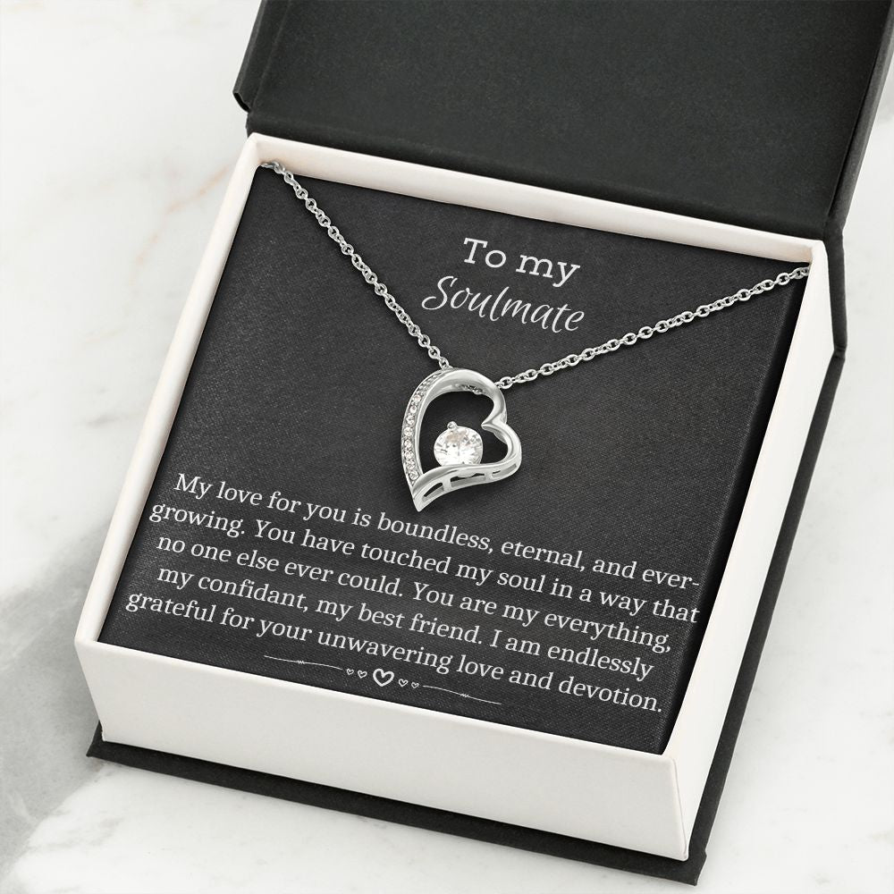 To My Soulmate - Forever Love Necklace