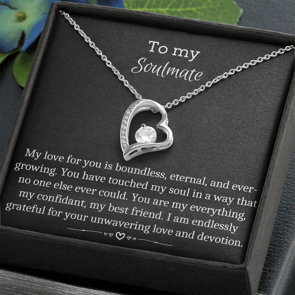 To My Soulmate - Forever Love Necklace