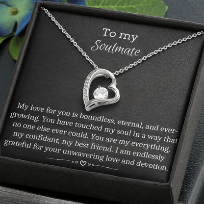 To My Soulmate - Forever Love Necklace