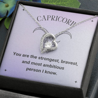 Capricorn Forever Love Necklace