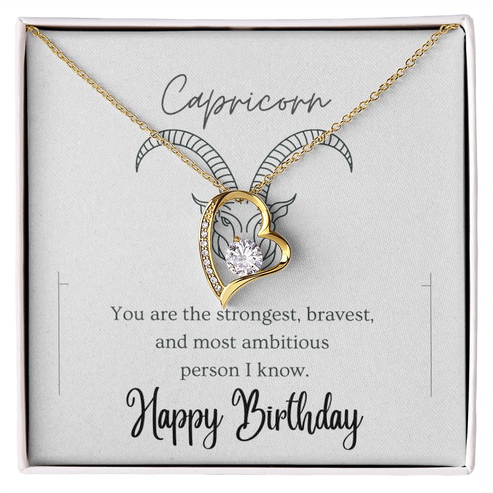 Capricorn Forever Love Necklace
