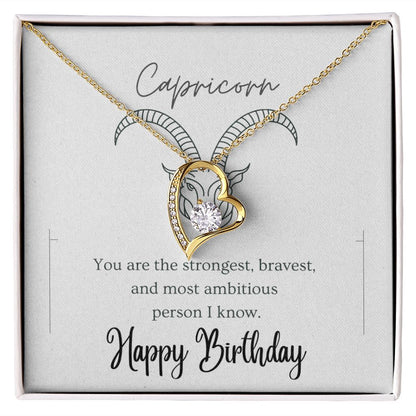 Capricorn Forever Love Necklace