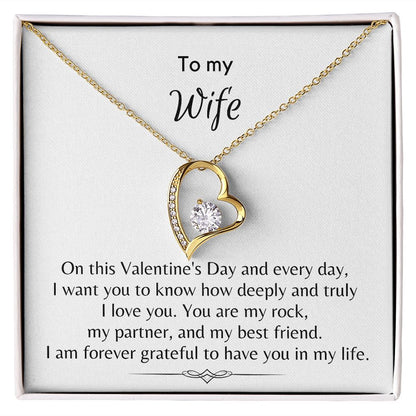 To My Wife - Forever Love Necklace [Valentine's Day Exclusive]