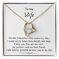 To My Wife - Forever Love Necklace [Valentine's Day Exclusive]