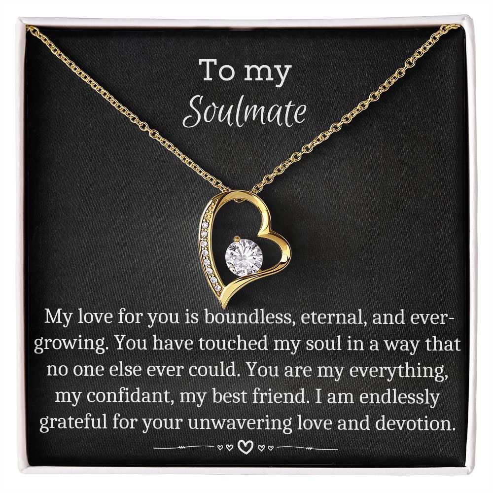 To My Soulmate - Forever Love Necklace