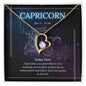 Capricorn Zodiac Forever Love Necklace Template