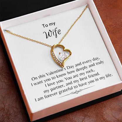 To My Wife - Forever Love Necklace [Valentine's Day Exclusive]