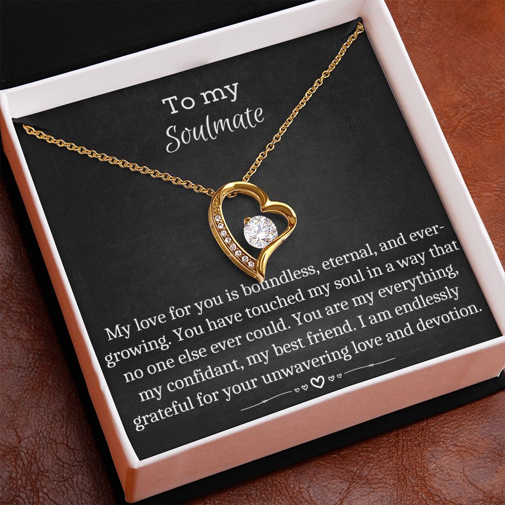 To My Soulmate - Forever Love Necklace