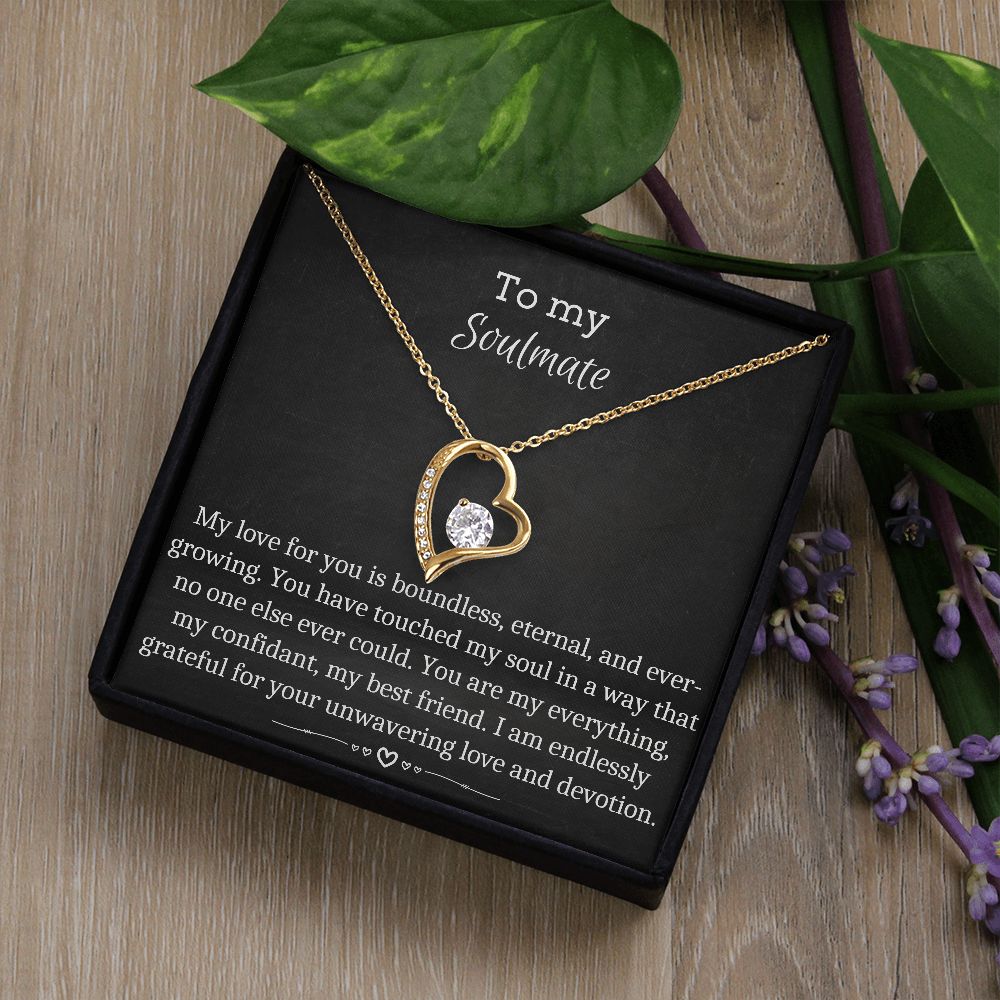 To My Soulmate - Forever Love Necklace