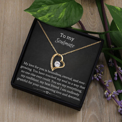 To My Soulmate - Forever Love Necklace