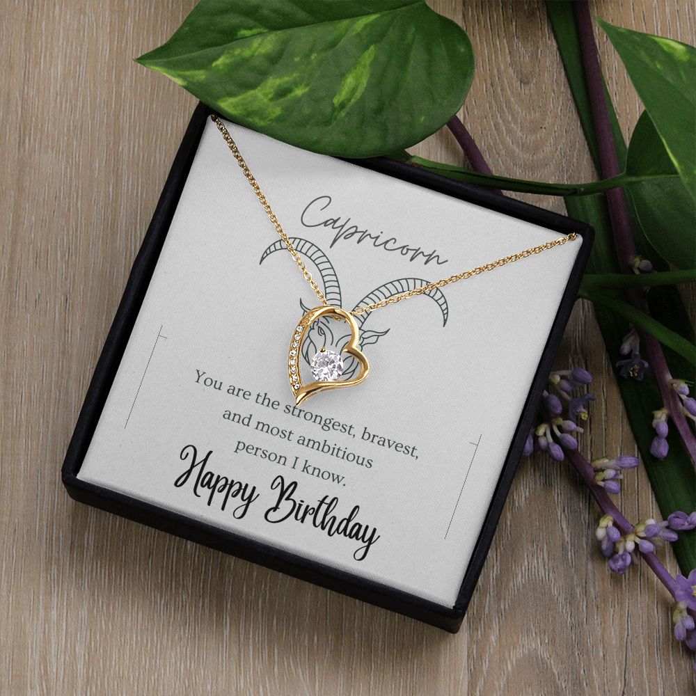 Capricorn Forever Love Necklace