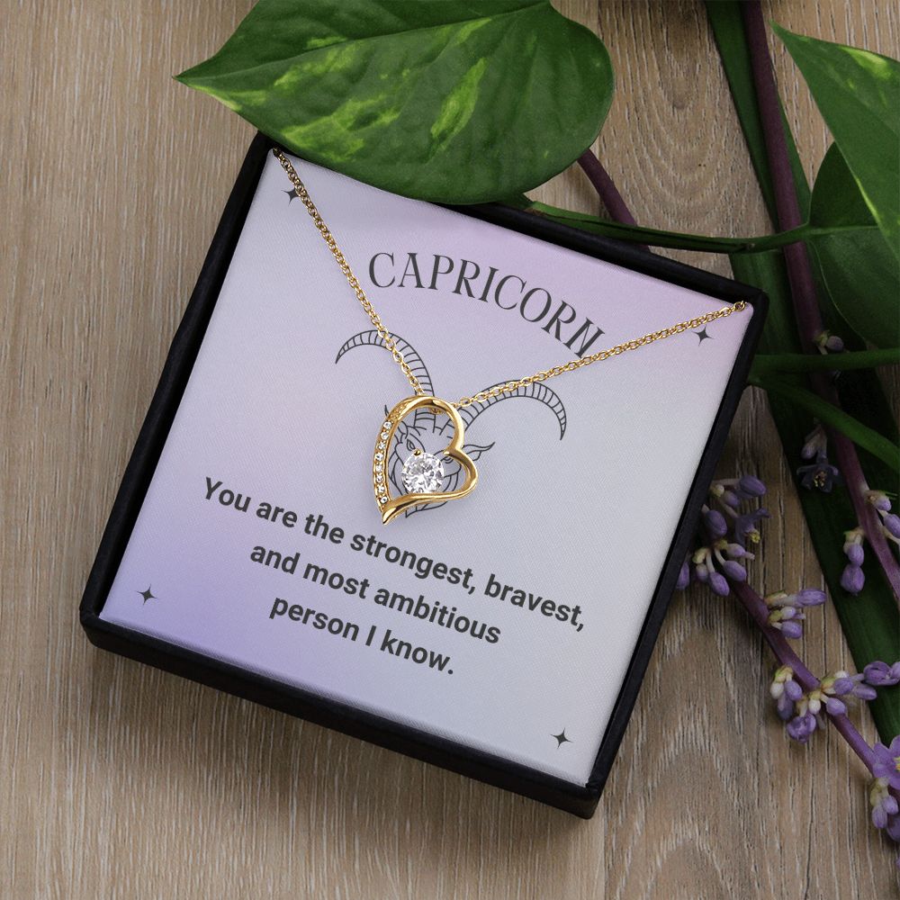 Capricorn Forever Love Necklace
