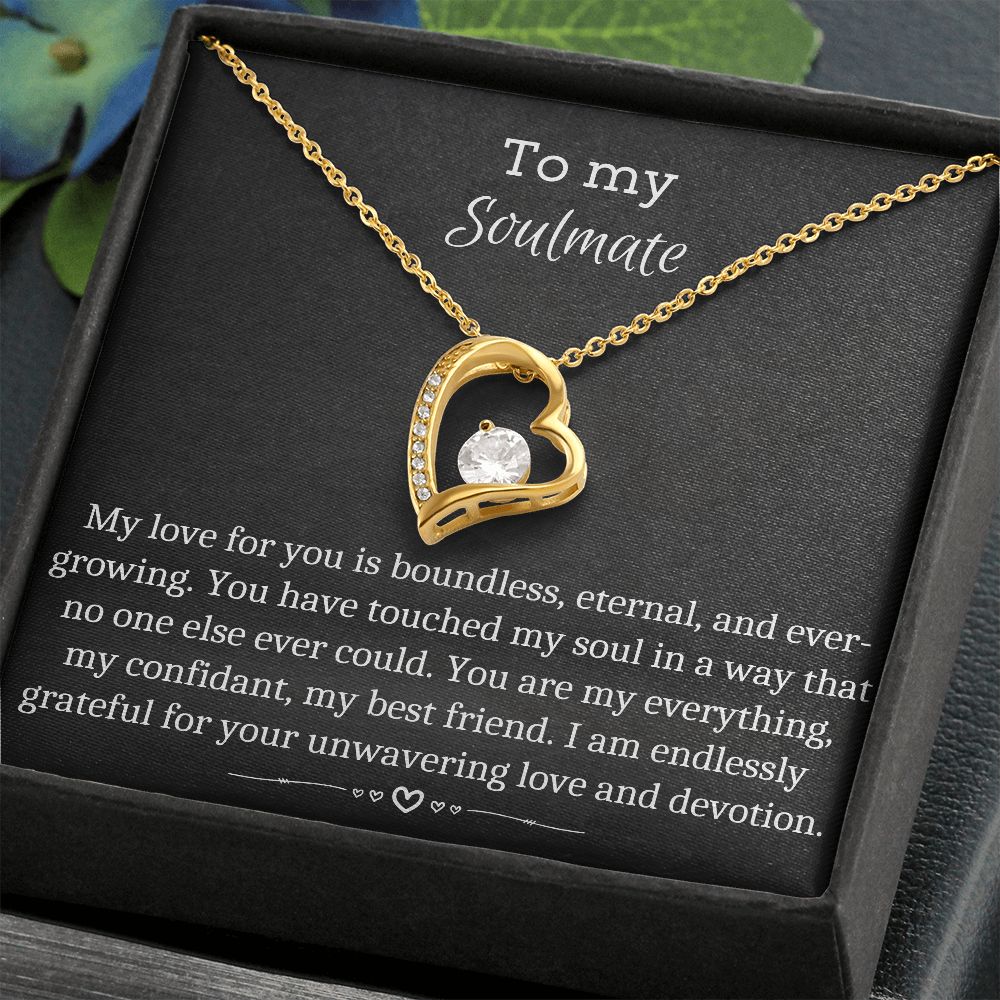 To My Soulmate - Forever Love Necklace