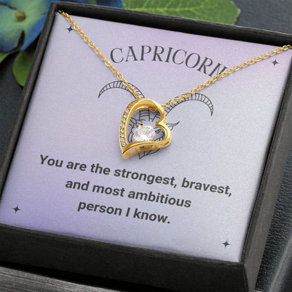 Capricorn Forever Love Necklace