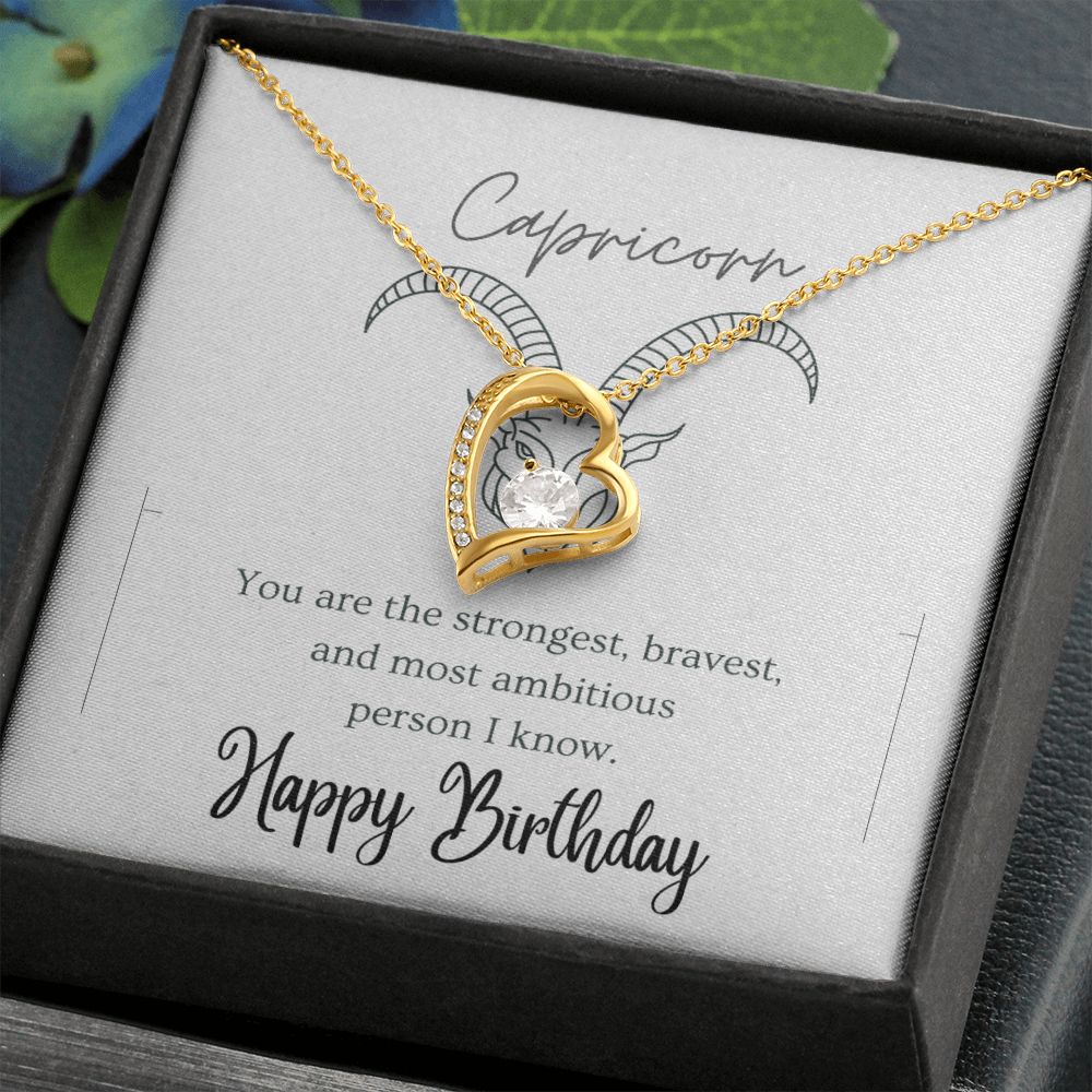 Capricorn Forever Love Necklace