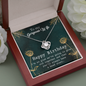 To My Gorgeous Wife - Happy Birthday Love Knot Necklace